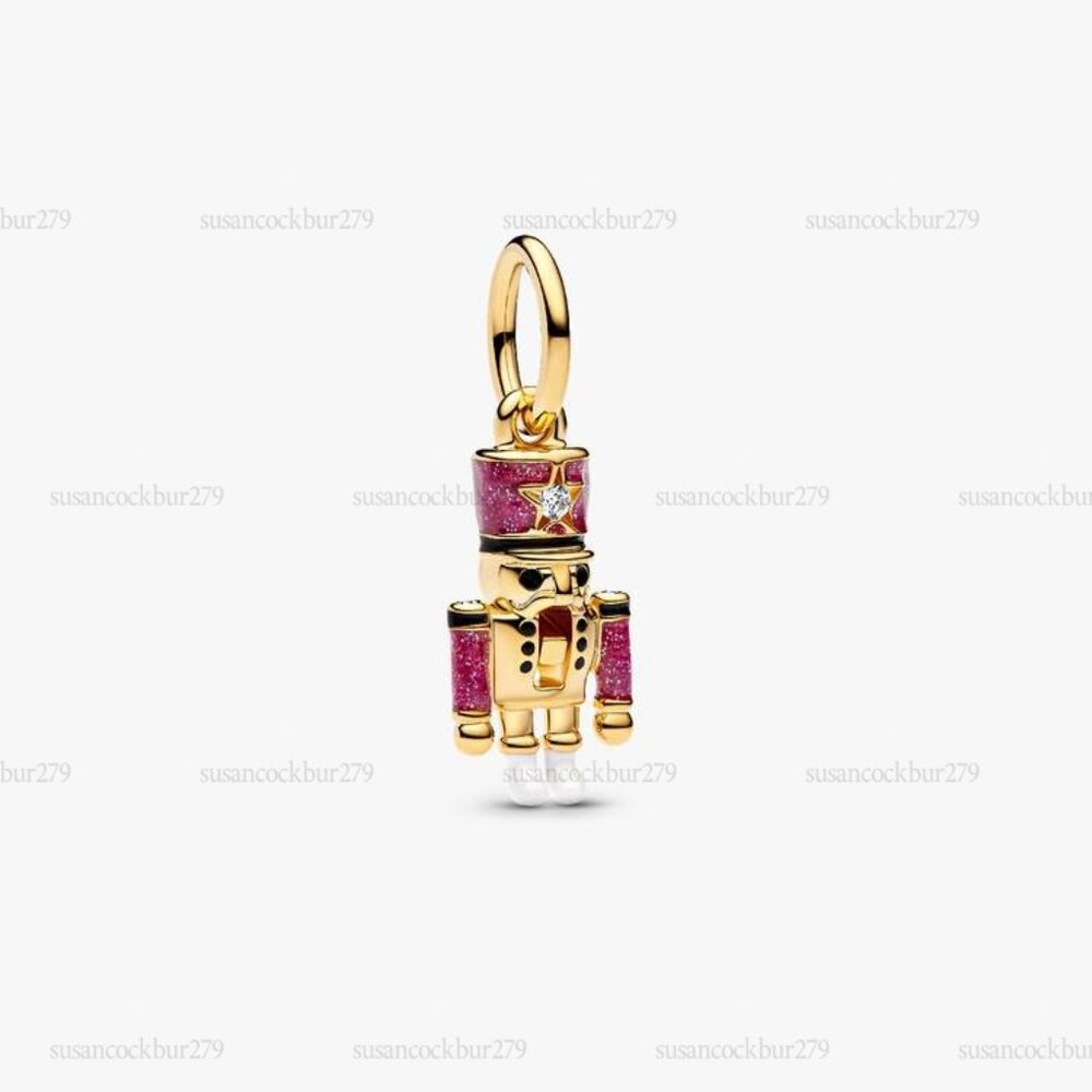 Pandora Moveable Nutcracker Dangle Charm